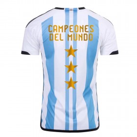 Champions Argentina 3 Star Hjemme VM 2022 - Fodboldtrøjer (S/S)
